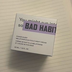 Bad Habit Power Sleep Cream—NWT